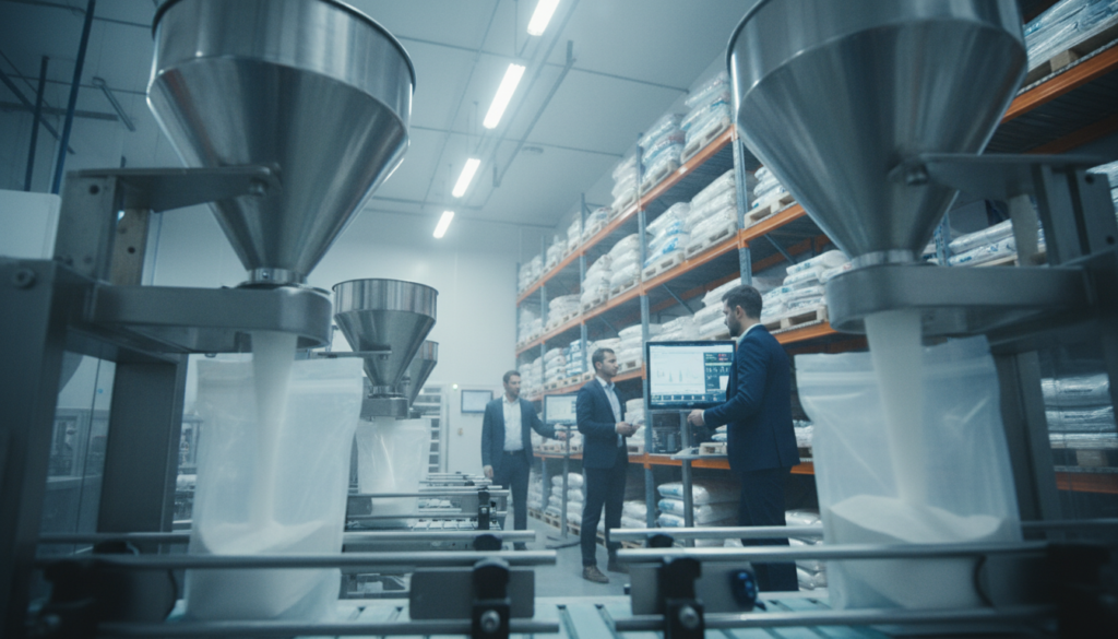 protein powder packing